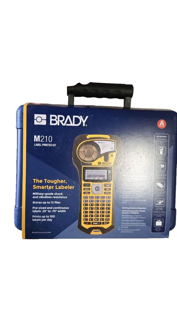 Brady M210 Portable Label Printer New