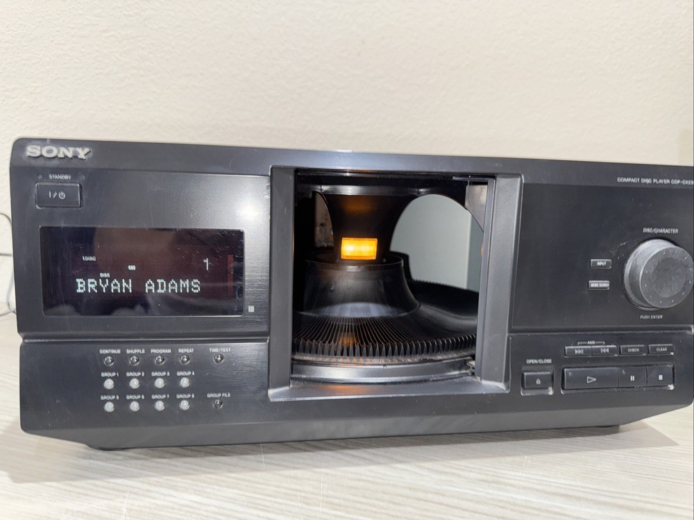 Sony CDP-CX235 200 CD Compact Disc Player Tested & Working No Remote~TESTED