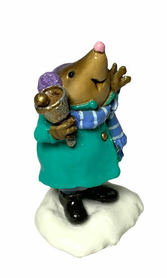 Wee Forest Folk MO-02 Mole Bell Ringer - Teal (Retired)