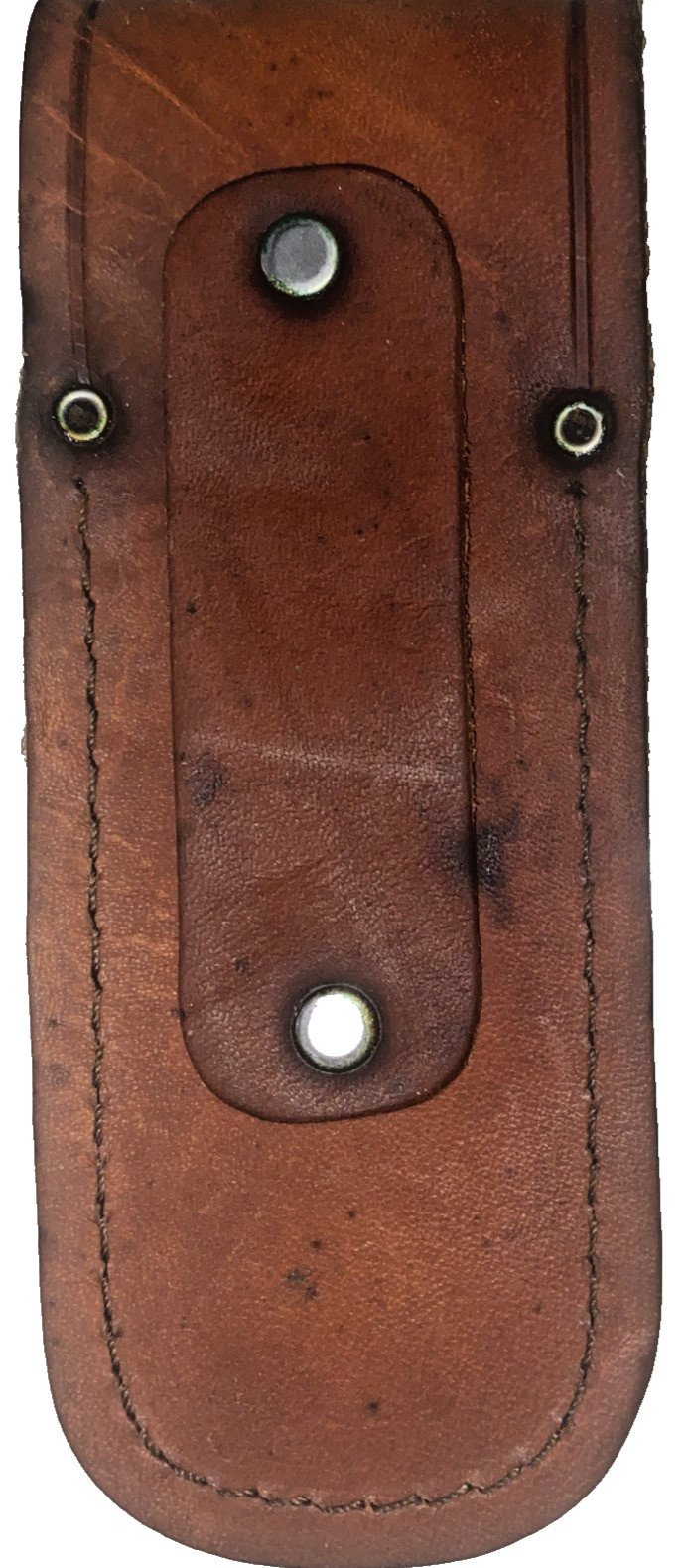 Original Vintage Winchester Genuine Leather 5” Lockback Knife Sheath Embossed