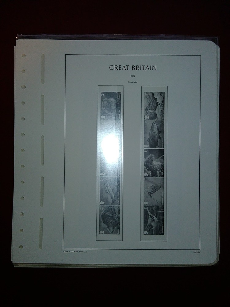 LIGHTHOUSE Commemorative Hingeless album pages Great Britain 2023 Used R2023