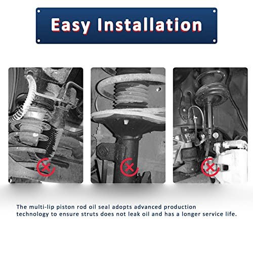 2PCS Rear Complete Struts Shock Assembly W/Coil Spring Compatible for 2009