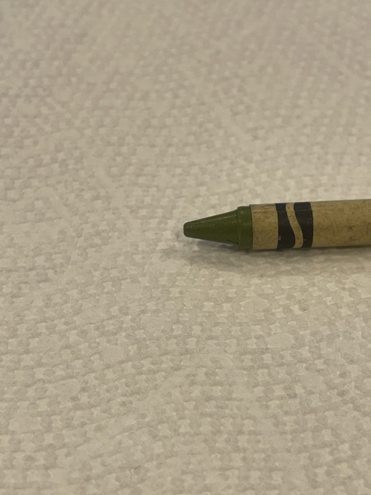 Crayola Binney & Smith Olive Green Crayon
