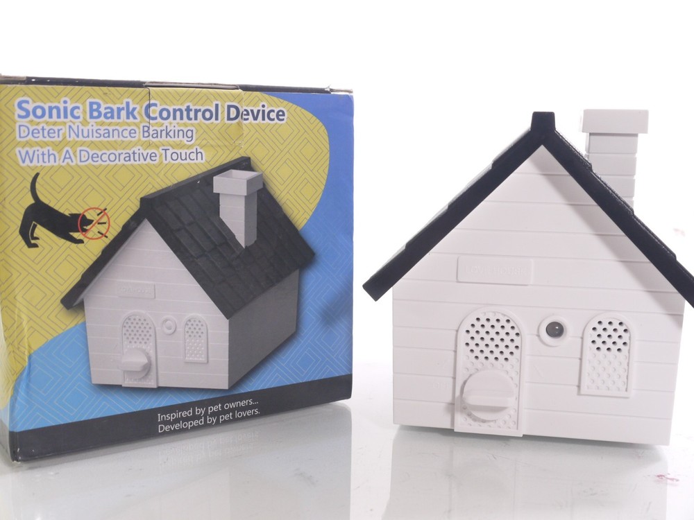 Sonic Bark Control Device with Decorative Touch! Small House