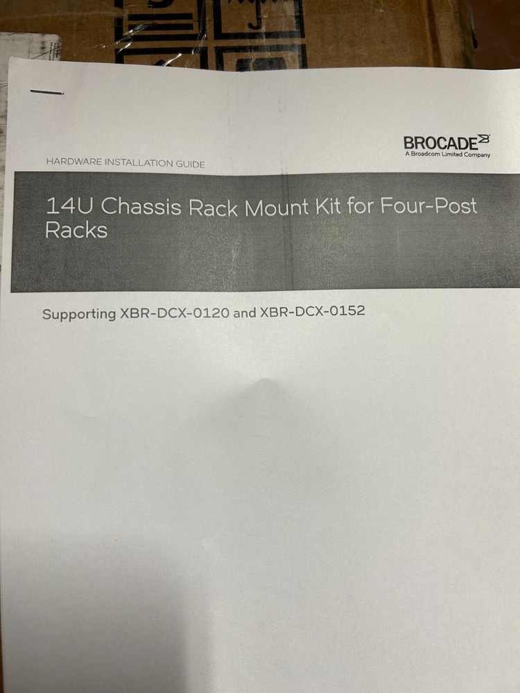 New - Brocade XBR-DCX-0152 Rack Mount Kit 14U 4 Post Rack