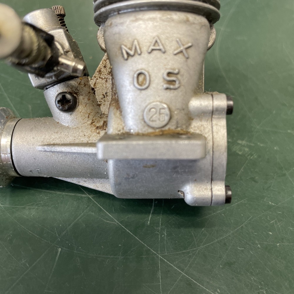 OS Max 25 RC Airplane Engine Nitro Glow 2 Stroke Untested