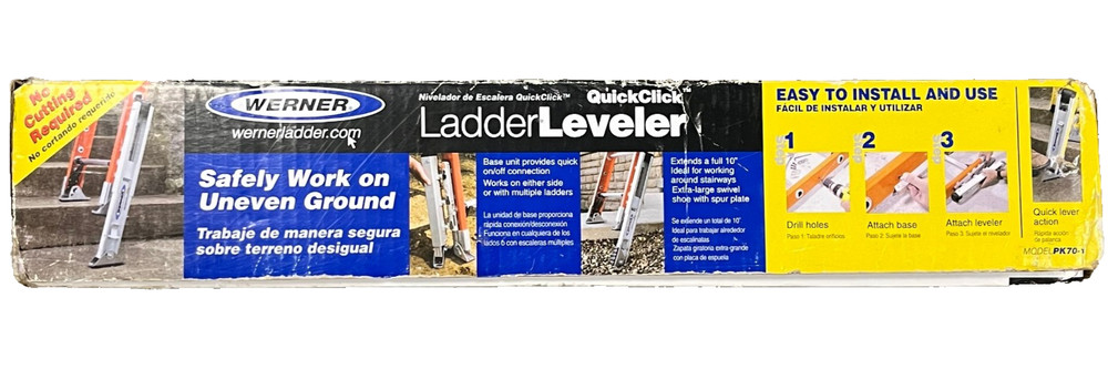 Werner PK70-1 Ladder Leveler with 2-Base Unit Attachments