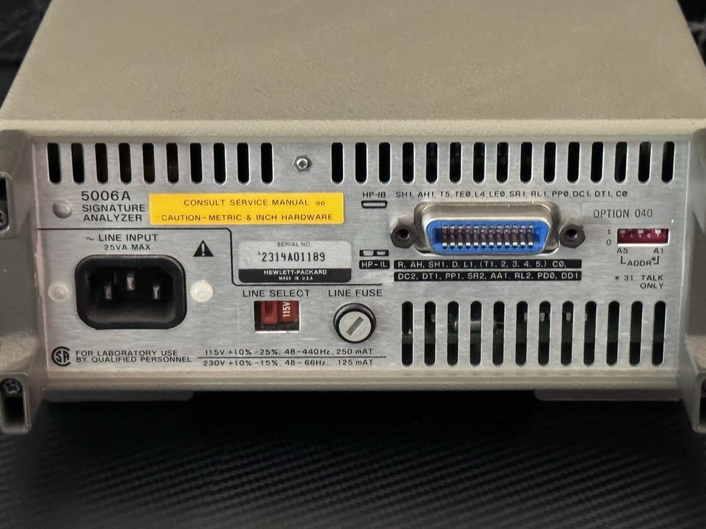 HP 5006A SIGNATURE ANALYZER