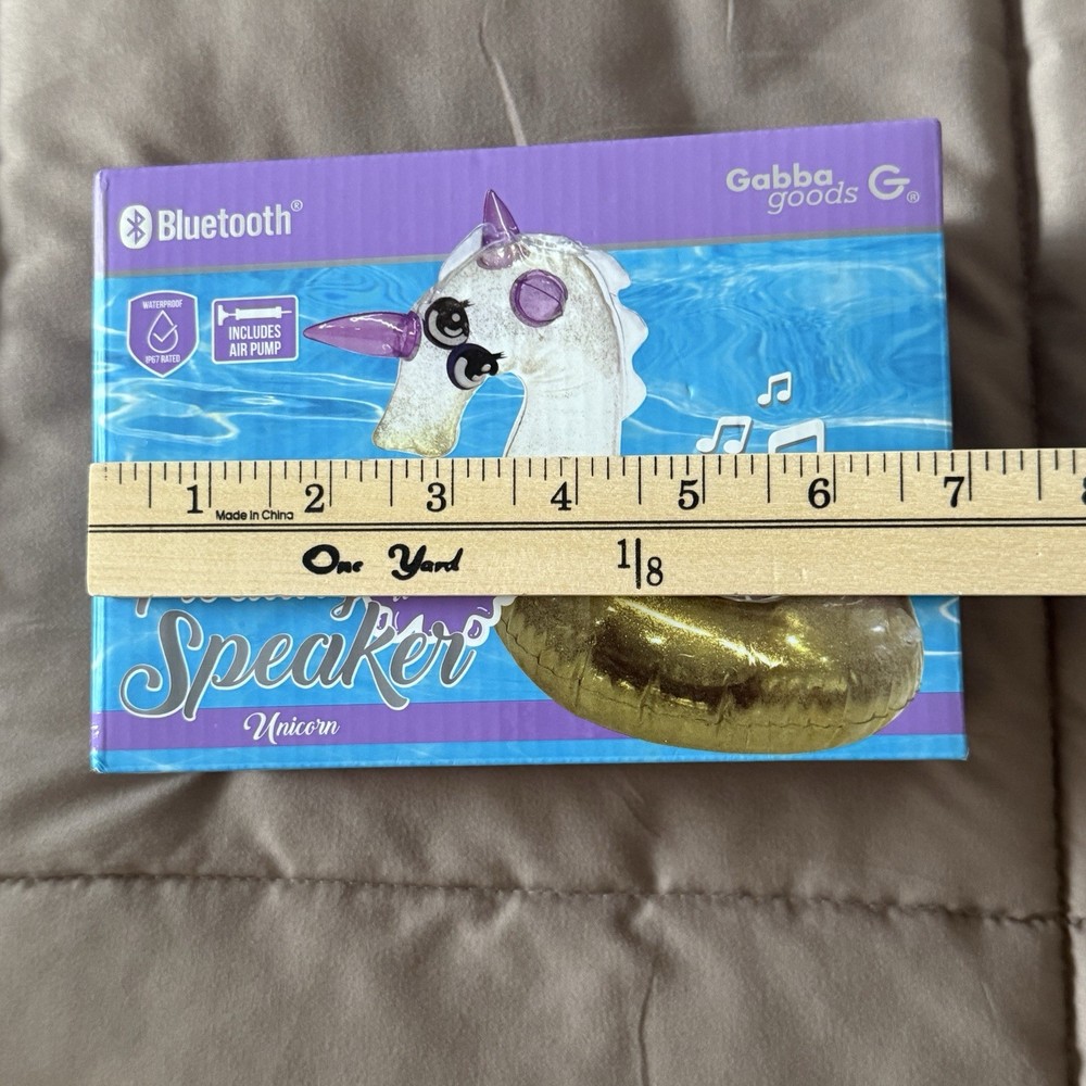 Flouting Bluetooth Speaker Colorful Unicorn Pool Includes Pump Waterproof