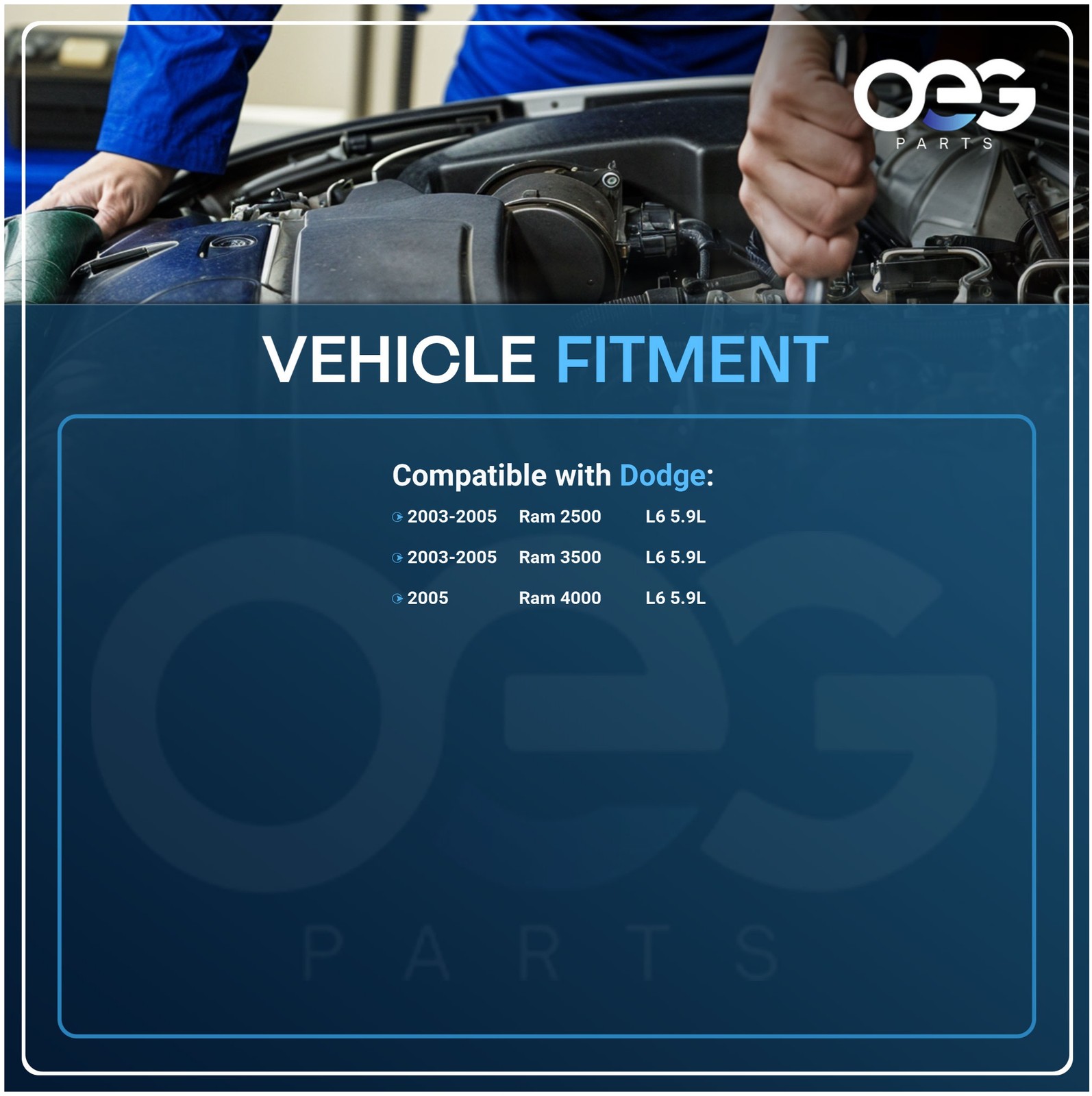 New Alternator For Dodge Ram 2500 L6 5.9L 03-05 139530 213-9530 13987 90-15-6434