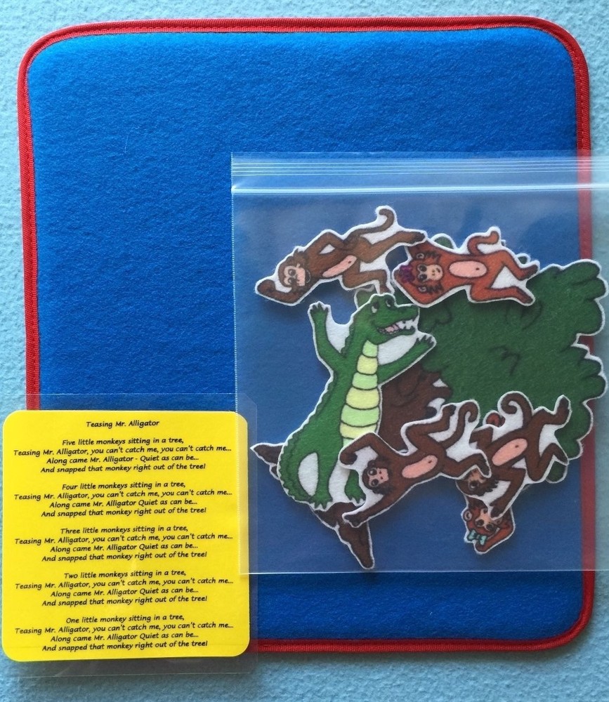 Teasing Mr. Alligator Felt / Flannel Board Set