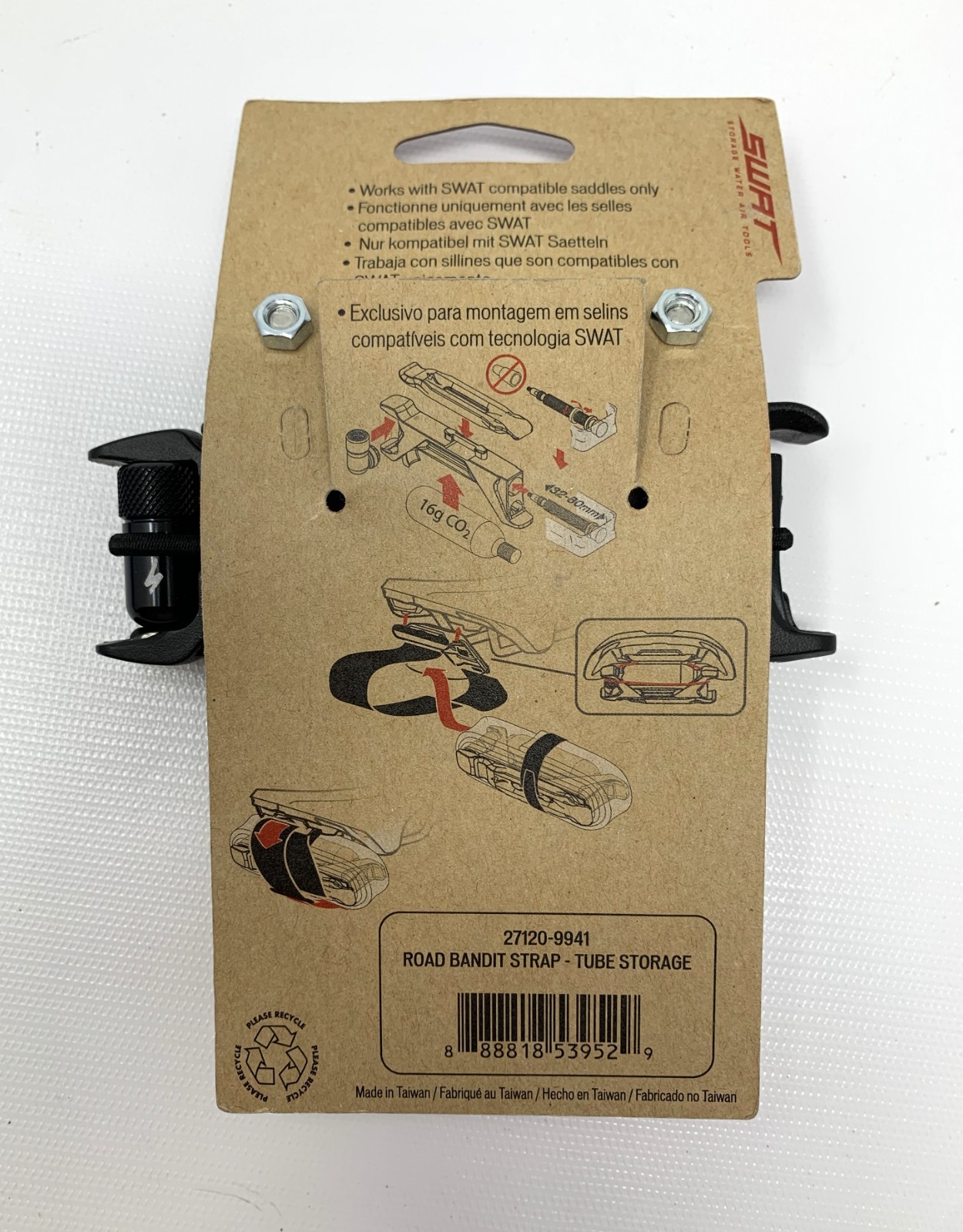 Specialized Road Bandit - Strap Tube Storage, Tire Lever, Co2 Inflator