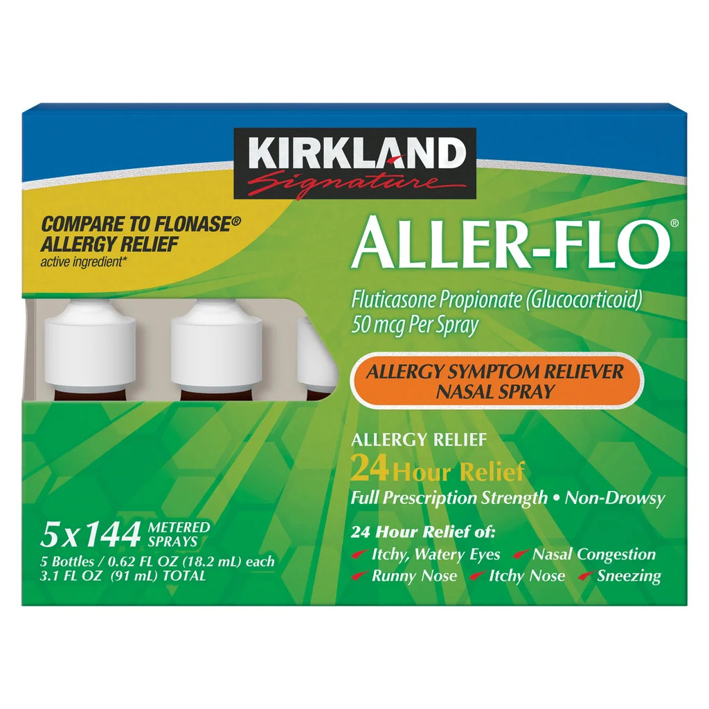 ✳️🔥Kirkland Aller-Flo Nasal Spray Fluticasone Flonase Allergy Relief 15.8mL✳️🔥