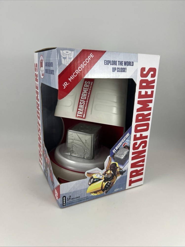 Transformers 8x Jr. Microscope Science Toy Kids STEM Learning Kit GLOWS - NEW