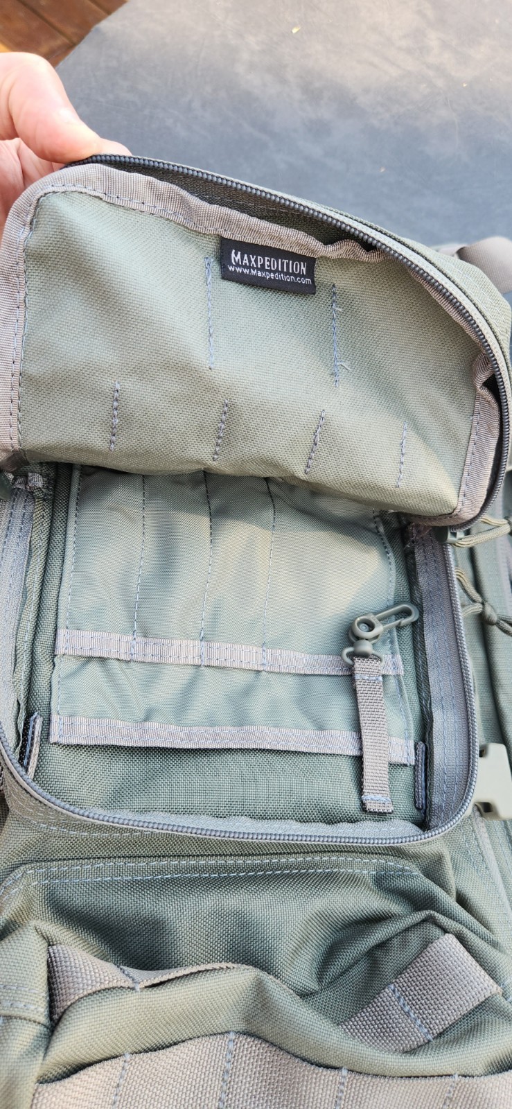 Maxpedition Falcon II Foliage Green 23 L Capacity Nylon Construction Backpack