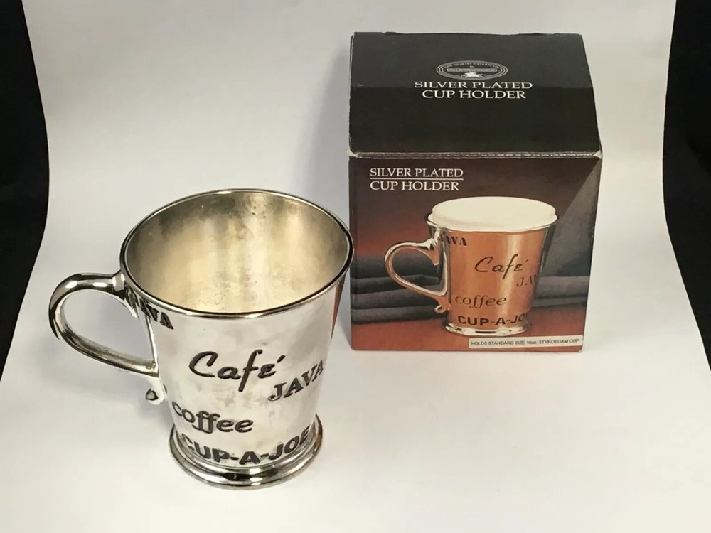 Silver Plated Coffee Cup Holder Paul Revere Silversmiths for 10 Ounce Cup