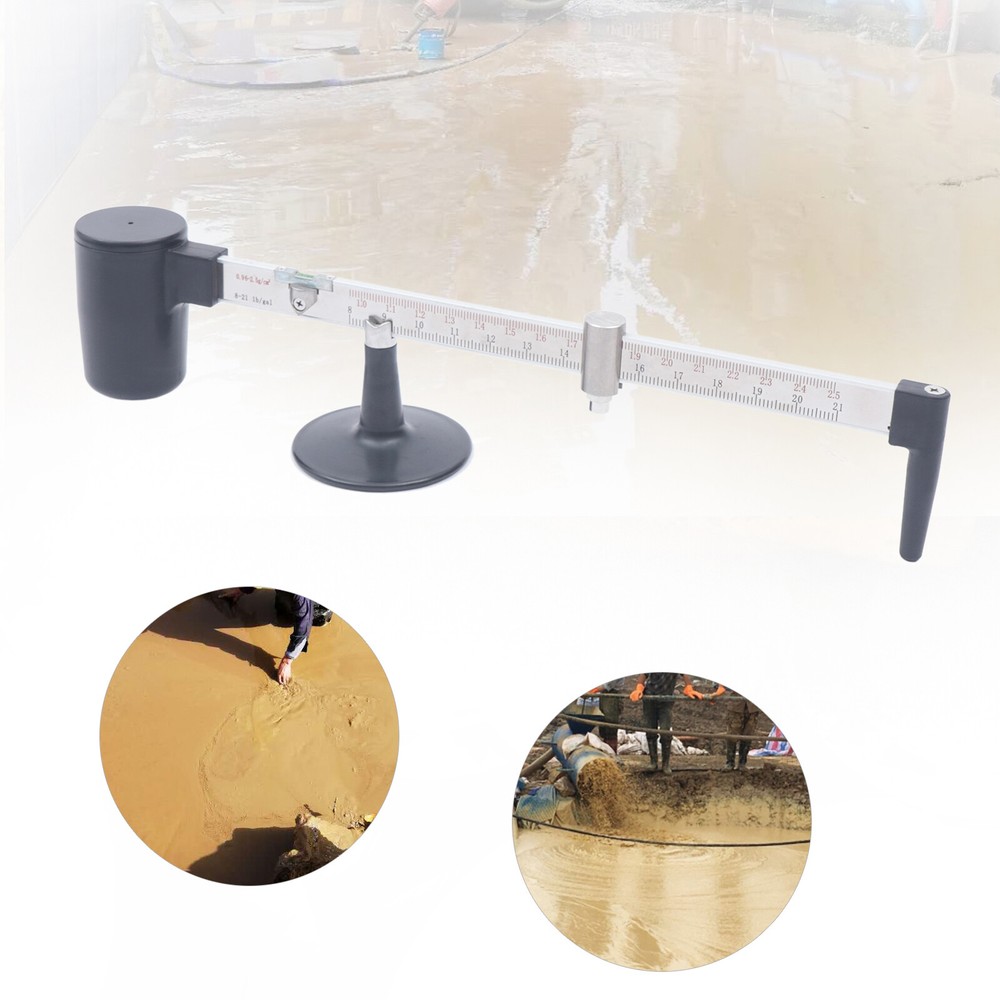 Mud Test tool Double Scales Mud Hydrometer Mud Gravity Balance Hydrometer New