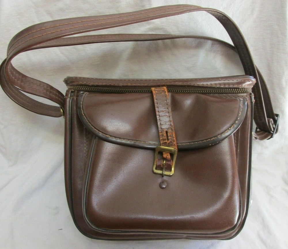 VINTAGE LEATHER CAMERA BAG