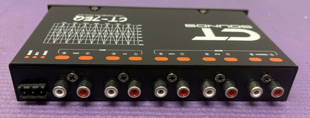 CT Sounds CT-7EQ 7 Band Parametric Car Audio Equalizer