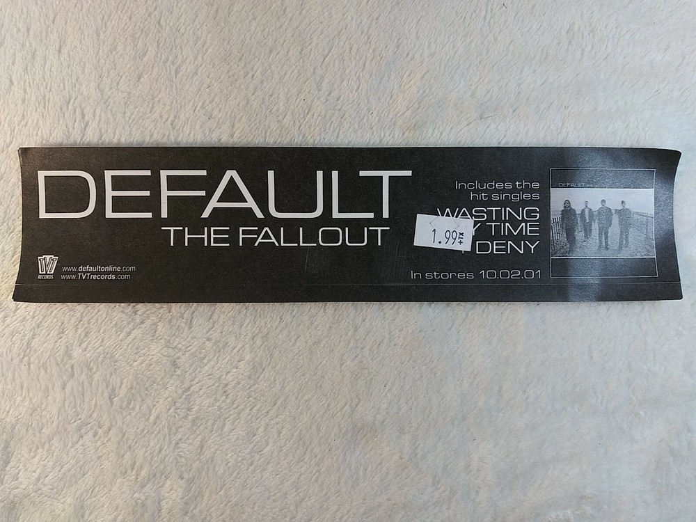 Default The Fallout Promo Sticker 2001 RARE