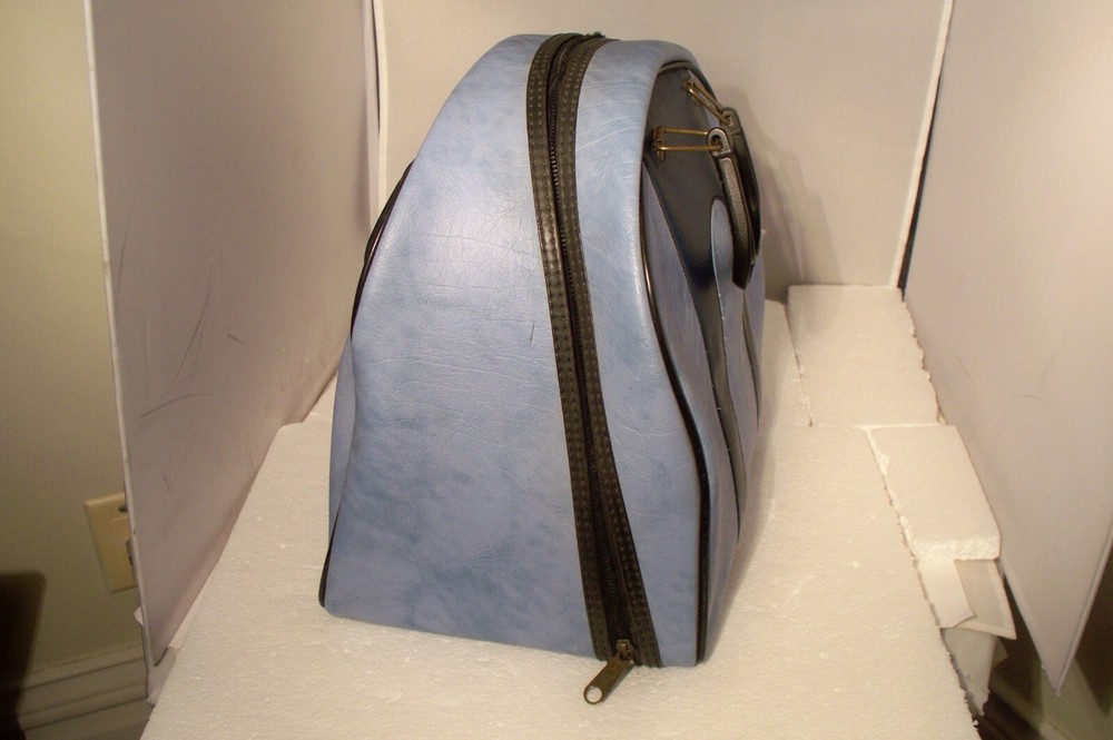 Vintage One Ball Bowling Bag Dark & Light Blue