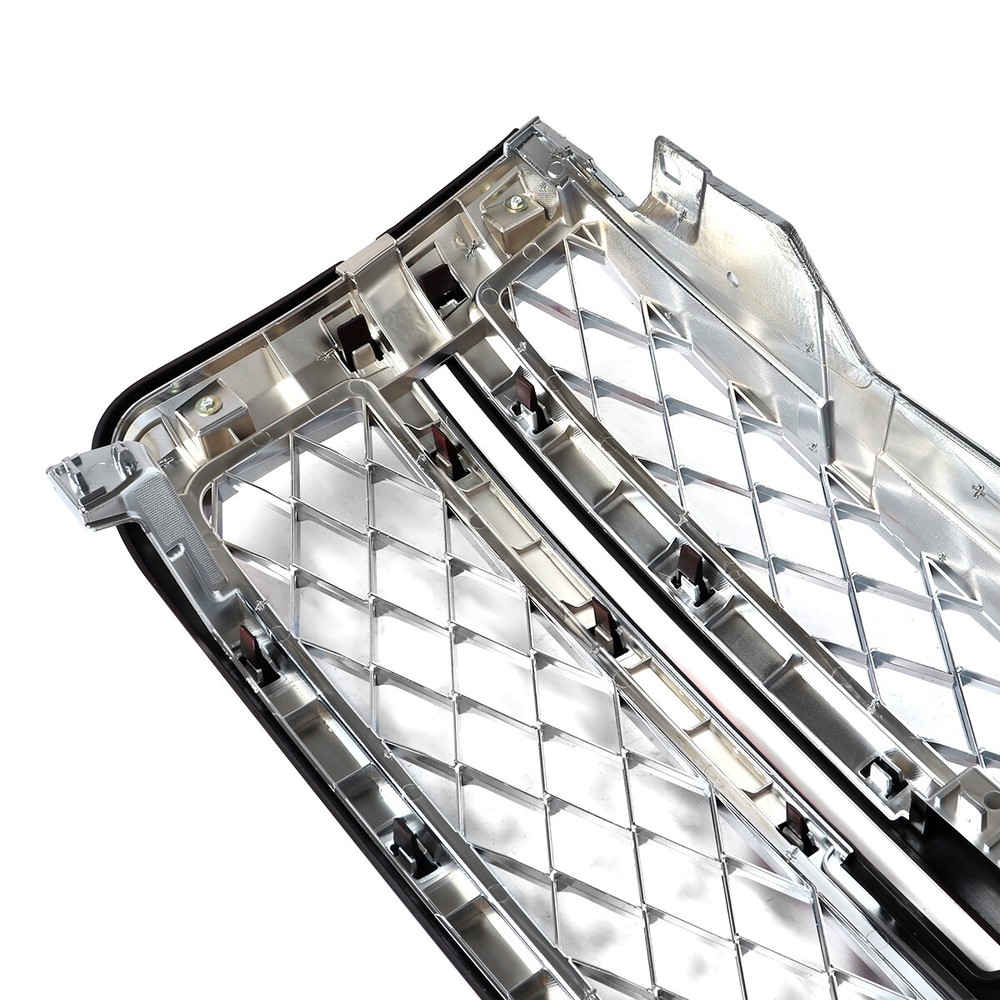 Chrome Front Grille Chrome Mesh For 2011-2014 Chevy Silverado 2500HD 3500HD