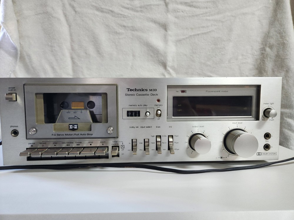 Technics RS-M33 Stereo Cassette Deck