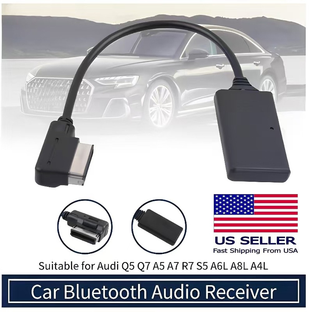 Bluetooth USB AUX Audio Cable Adapter Wireless Module For Benz GL ML CLS SLK GLK