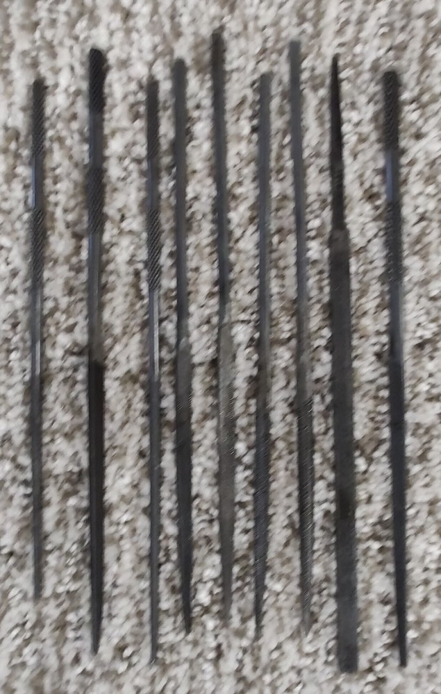 NEEDLE FILE SET OF 9
