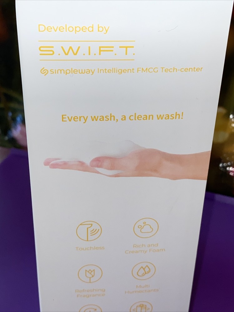 SIMPLEWAY 300ml Touchless Motion Sensor Automatic Foaming Soap Dispenser Kit