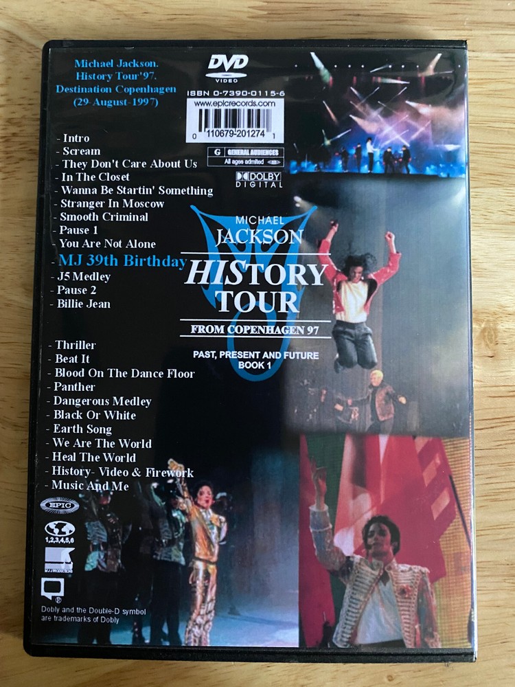 Michael Jackson - HIStory in Copenhagen 1997 DVD Live