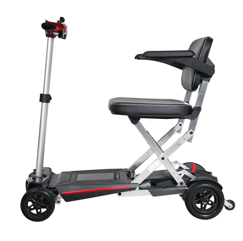 4 Wheels Foldable Travel Mobility Scooter 24V Battery Powered for Elderly