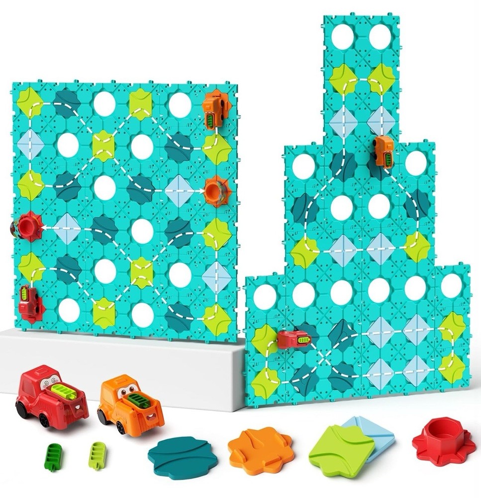 STEM Building Blocks with 200+ Challenges | Sensory Learning Kit for Preschoo...