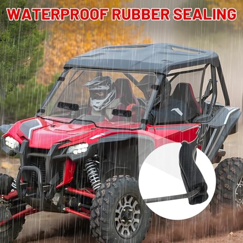 Front Talon 1000 Windshield with Vent, Compatible with Talon