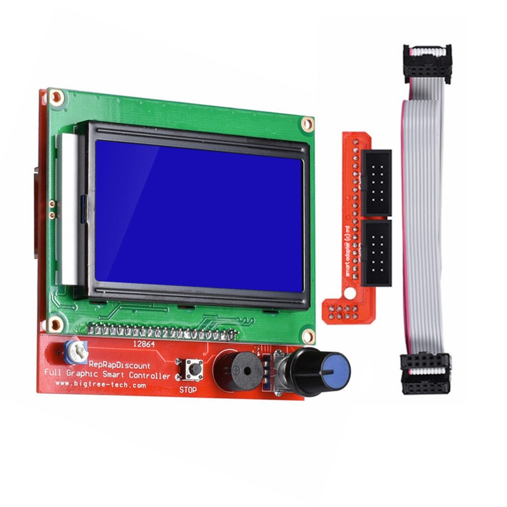Full Graphic Smart Controller 12864 LCD Display for RAMPS 1.4 RepRap 3D Printer