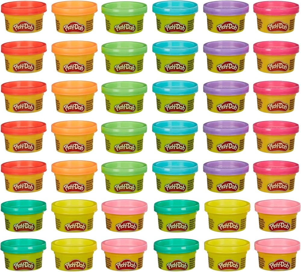42 Pack - Play Doh 1-Ounce Modeling Compound Cans
