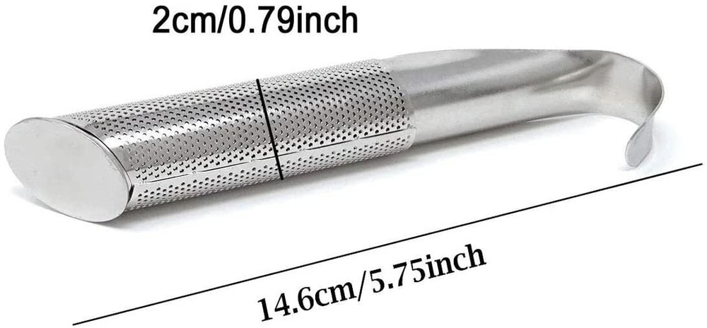 Stainless Steel Tea Infuser Strainer Obsterm Steeper Tea Diffuser w/ Hook Hanger
