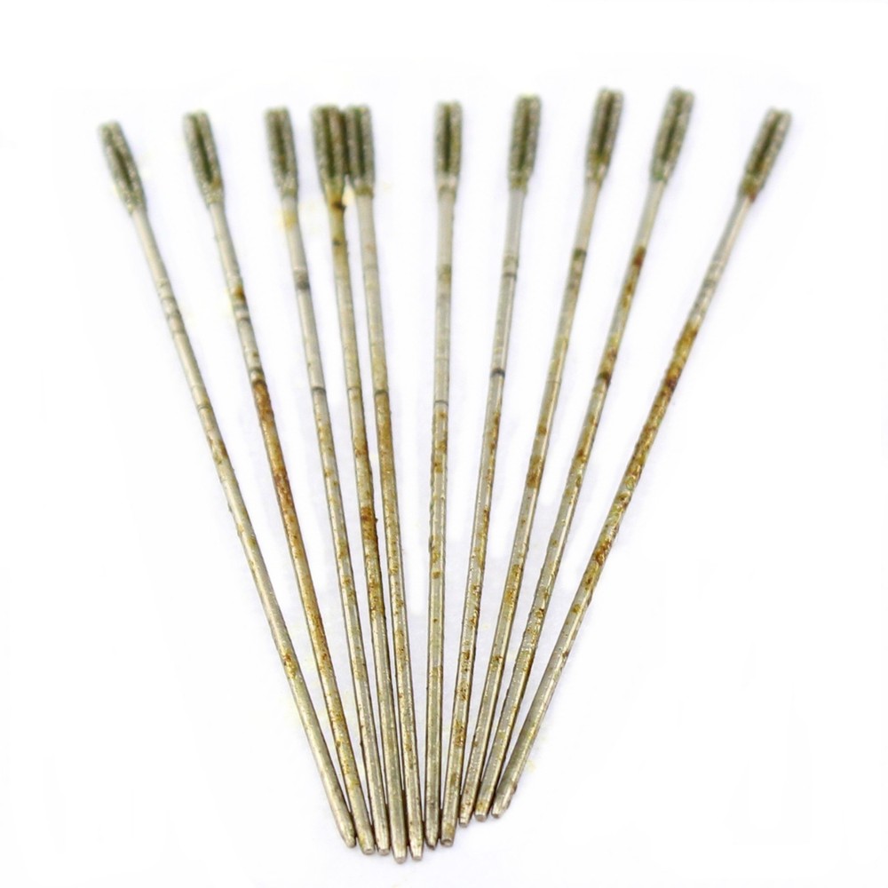 20Pcs 1.6mm Lapidary Diamond Drill Bits Solid Hole Saws Jewelry Tools for Stone