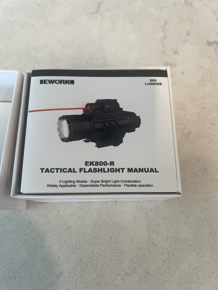 Ework 800LM Tactical Flashlight - EK800-R