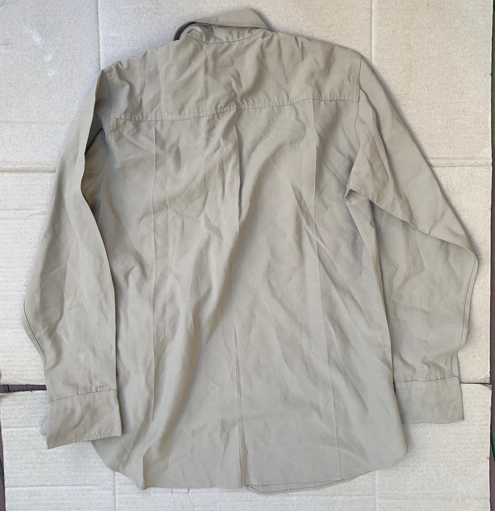 Original WWII US Khaki Uniform Shirt Size Medium