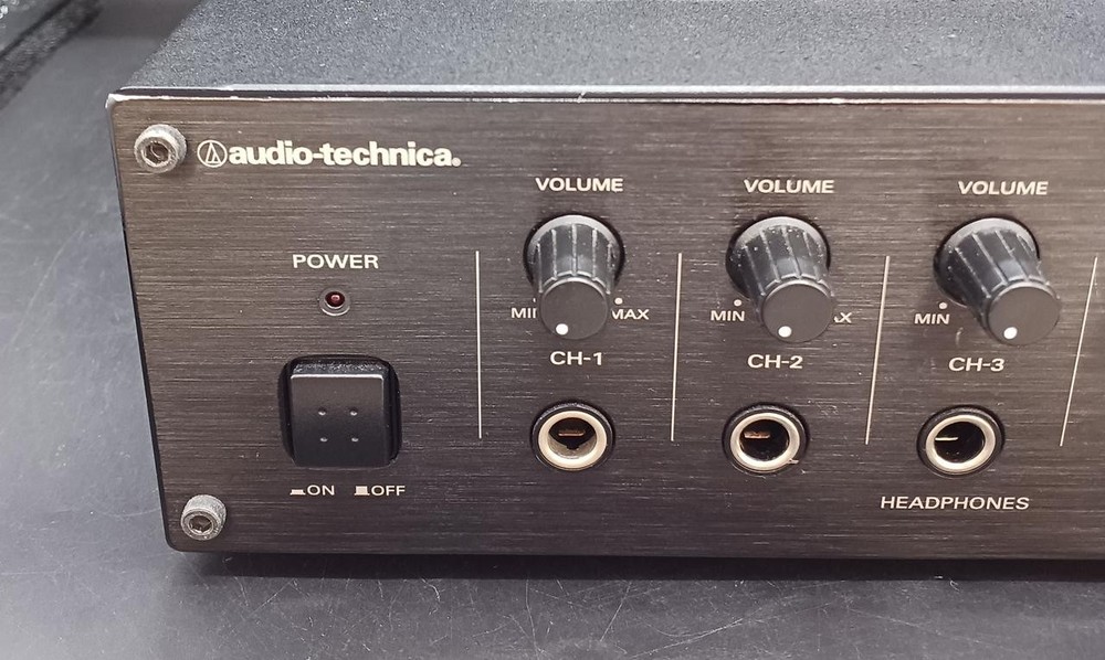 Audio-Technica AT-HA60 Headphone Amplifier XLR Balanced RCA Optical Input