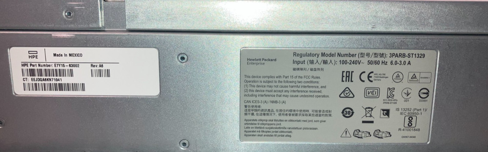 HP 3PARB-ST1329 StoreServ 9000 24Bay SFF 2U Disk Array Enclosure