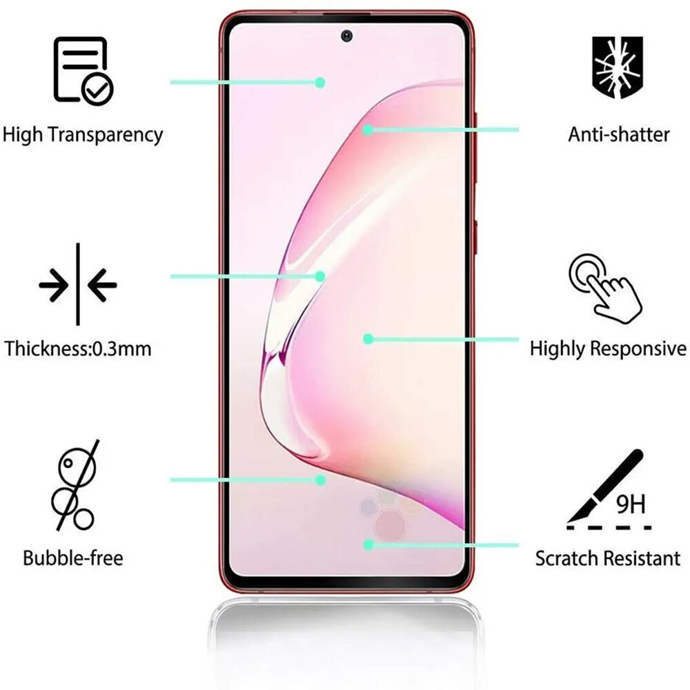 Wholesale Lot Tempered Glass Screen Protector for Samsung S24 FE S23 A05 A24 A15