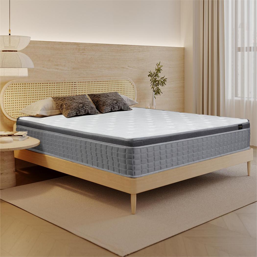 12"/14" Twin Full Queen King Size Mattress Hybrid Foam Pocket Coils Bed In a Box