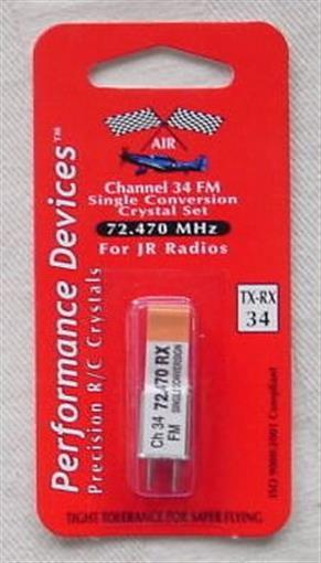 JR Single Conversion 72Mhz FM Crystal Set (Channel 34)