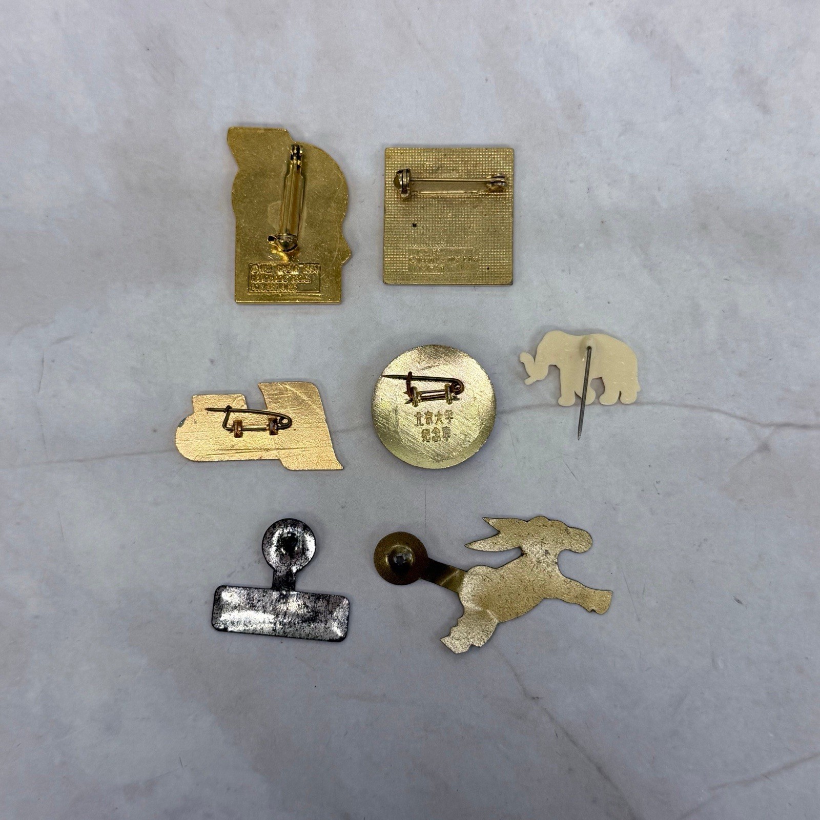 Vintage Political Pinback Button & Tobacco Tin Lot Reagan JFK Nixon 27 pcs