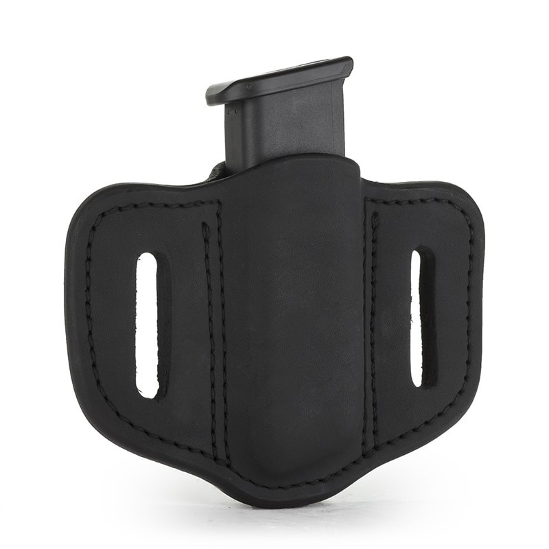 1791 Single Stack Mag Holder, Black Leather