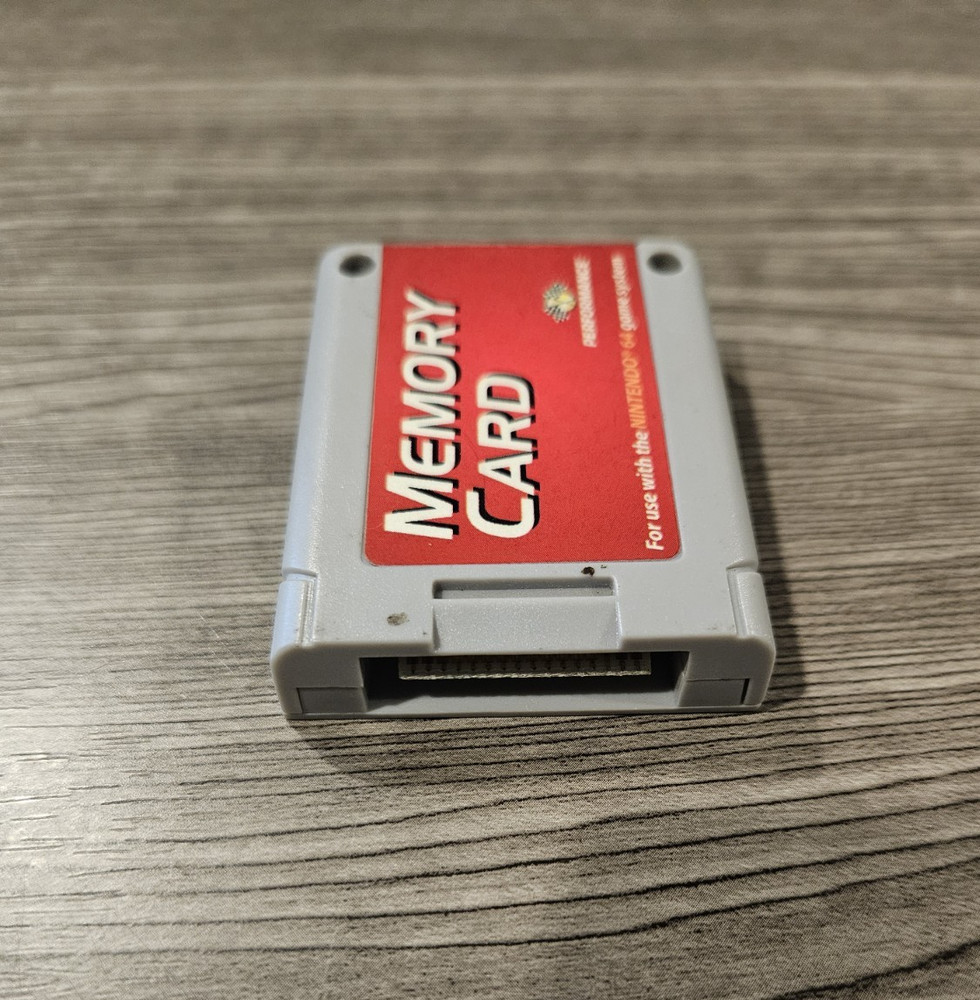 Performance Memory Card Nintendo 64 N64 Save Pak