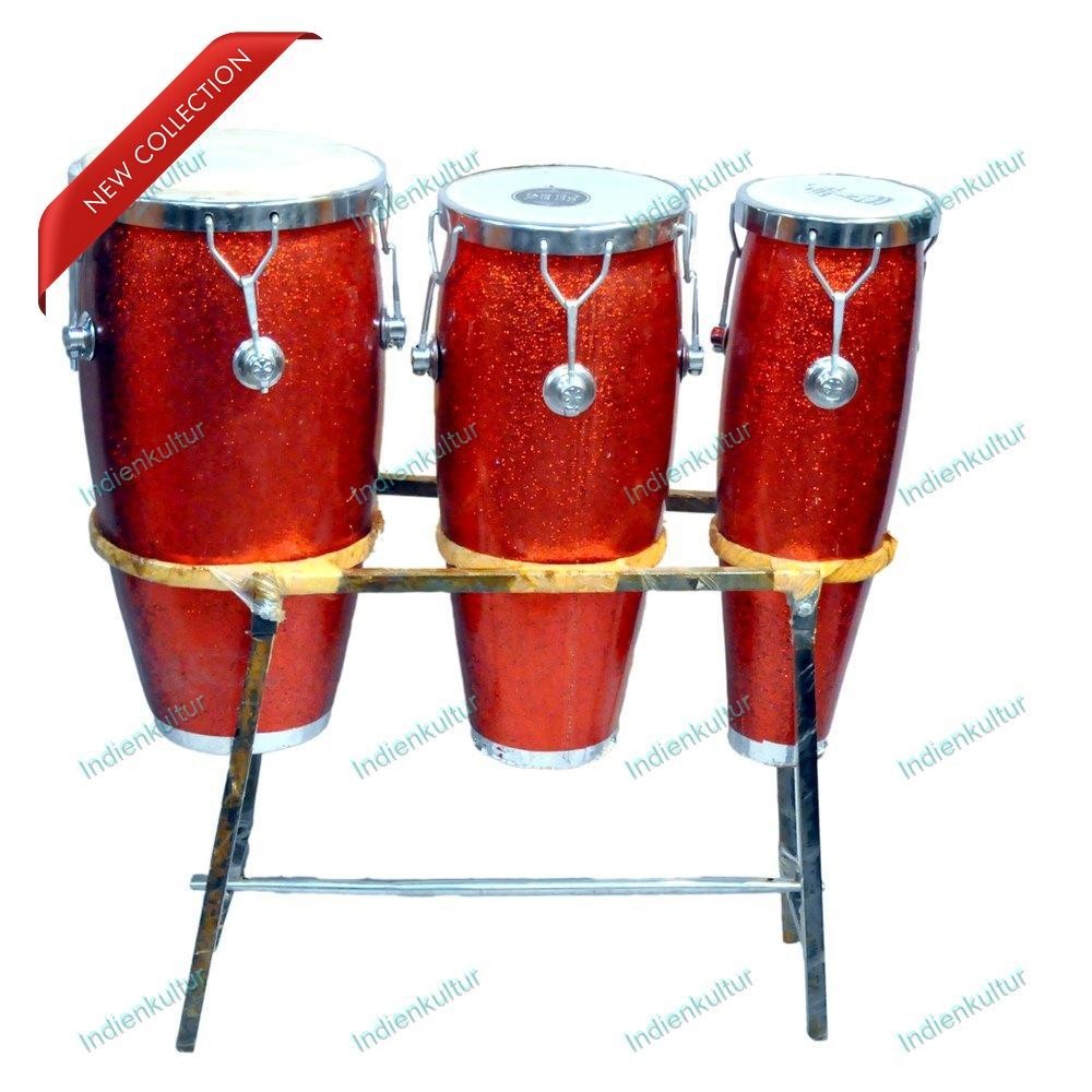 Fibre Congo With Stand Drum Instrument Percussion