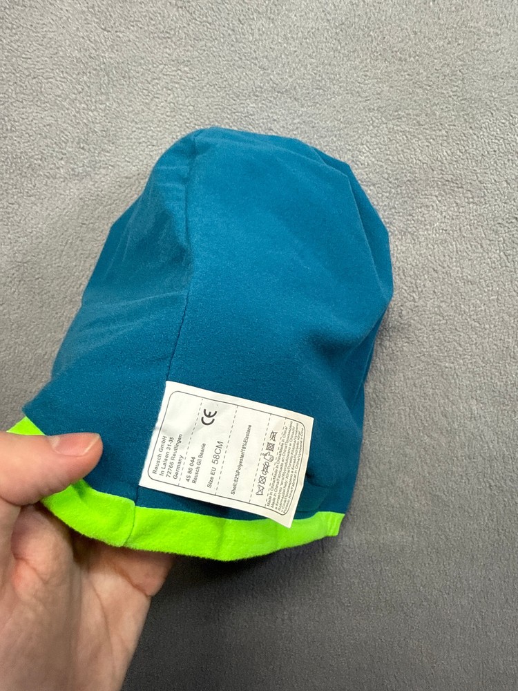 reusch signed ski hat beanie green